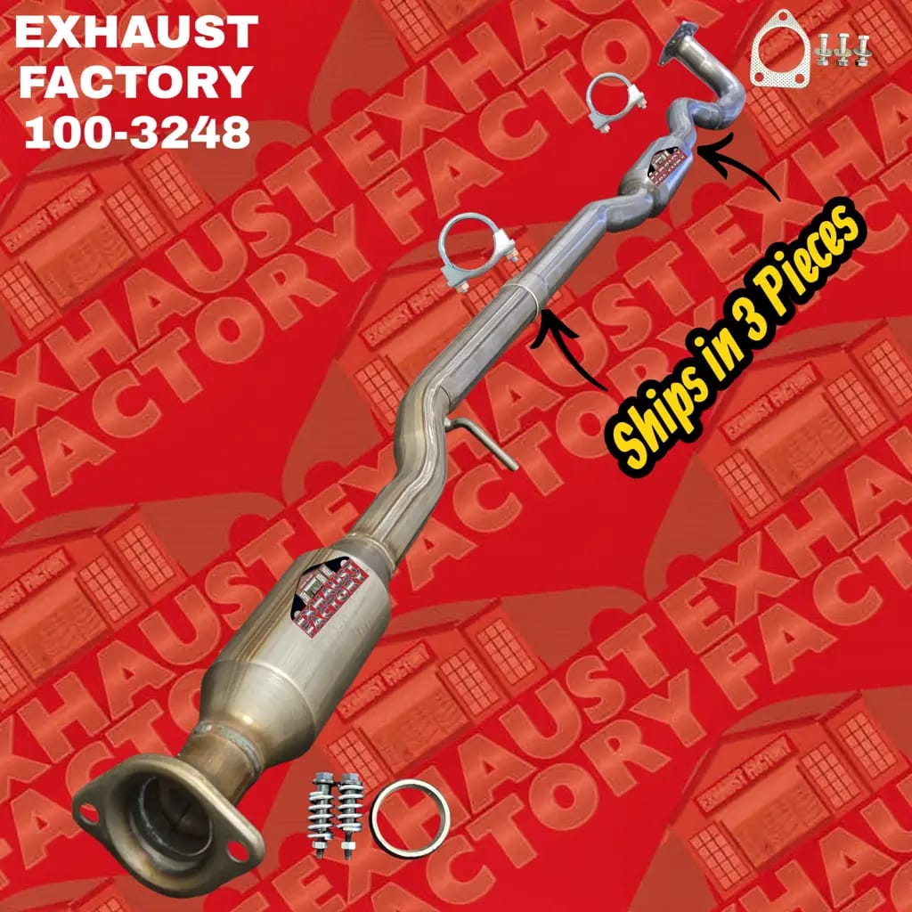 100-3248 CATALYTIC CONVERTER RESONATOR PIPE FITS 2007-2013 MITSUBISHI OUTLANDER 3.0L ENG thumbnail 3