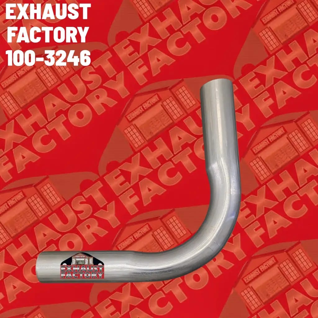 100-3246 90 DEGREE BEND PERFORMANCE EXHAUST PIPE 2.25 Inch (2.25") 409 STAINLESS STEEL