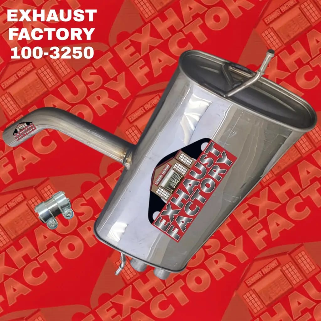 100-3250 REAR MUFFLER ASSEMBLY FITS 2018 VOLKSWAGEN GOLF S 1.8L ENG