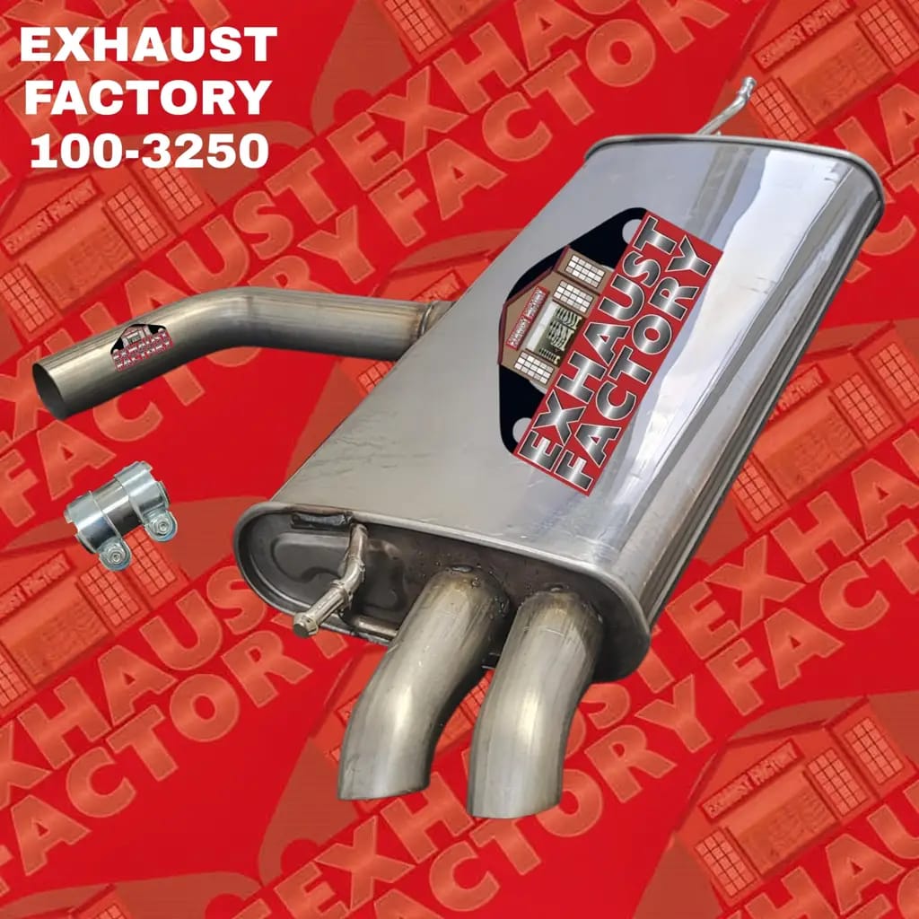 100-3250 REAR MUFFLER ASSEMBLY FITS 2018 VOLKSWAGEN GOLF S 1.8L ENG