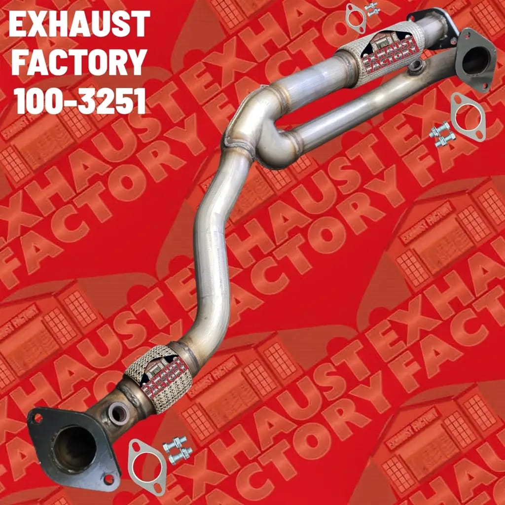 100-3251 FRONT EXHAUST FLEX Y PIPE FITS 2009-2017 CHEVROLET TRAVERESE 3.6L ENG