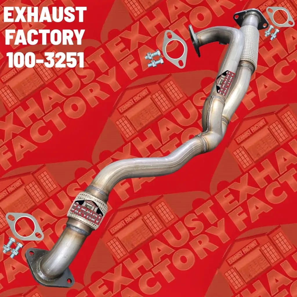 100-3251 FRONT EXHAUST FLEX Y PIPE FITS 2017 GMC ACADIA LIMITED 3.6L ENG