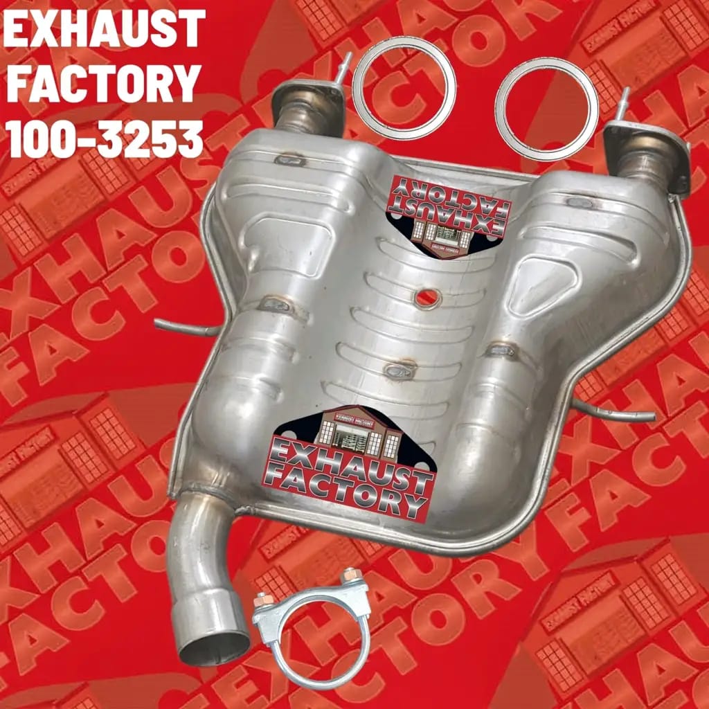 100-3253 MID MUFFLER ASSEMBLY FITS 2011-2020 DODGE DURANGO 3.6L ENG