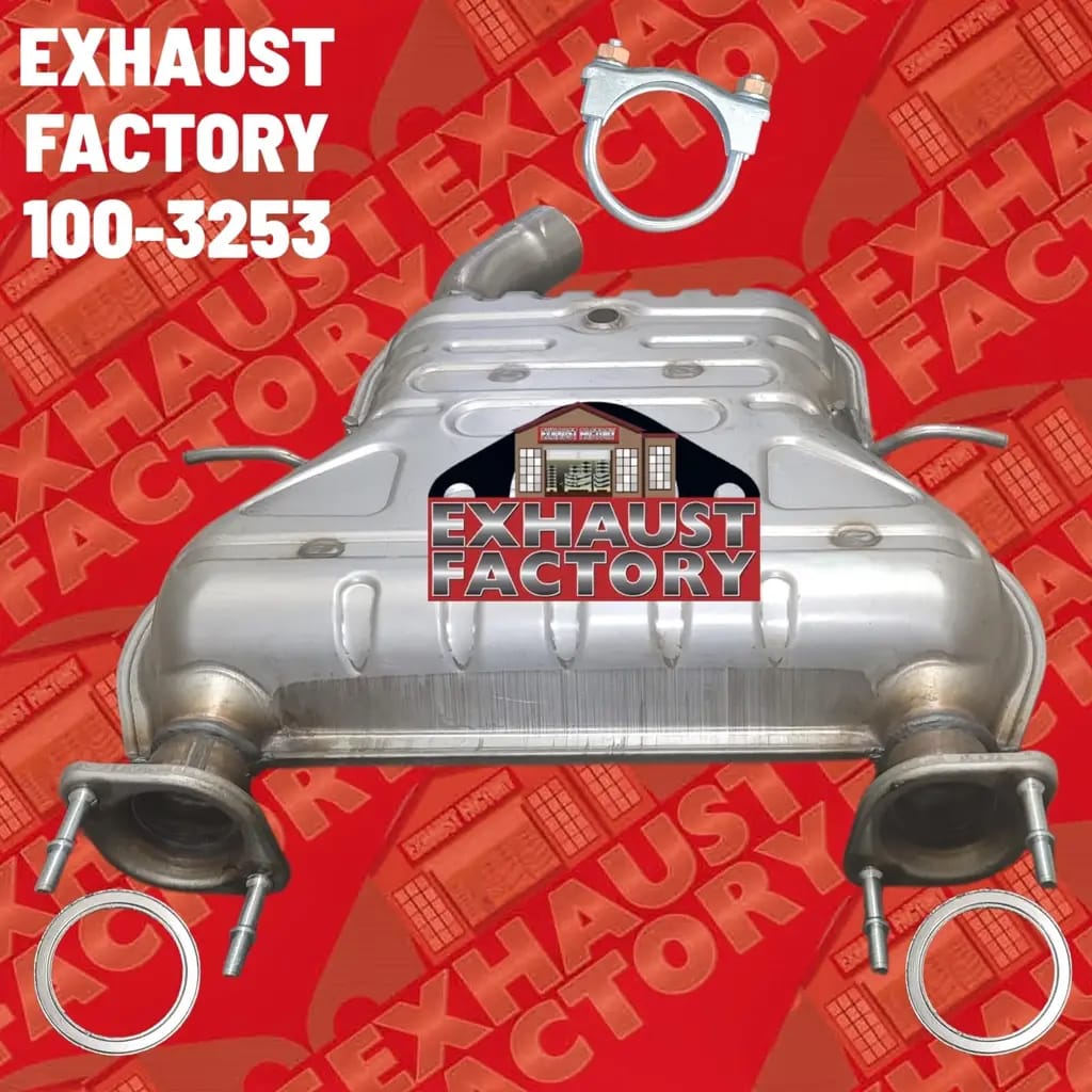 100-3253 MID MUFFLER ASSEMBLY FITS 2011-2020 JEEP GRAND CHEROKEE 3.6L ENG