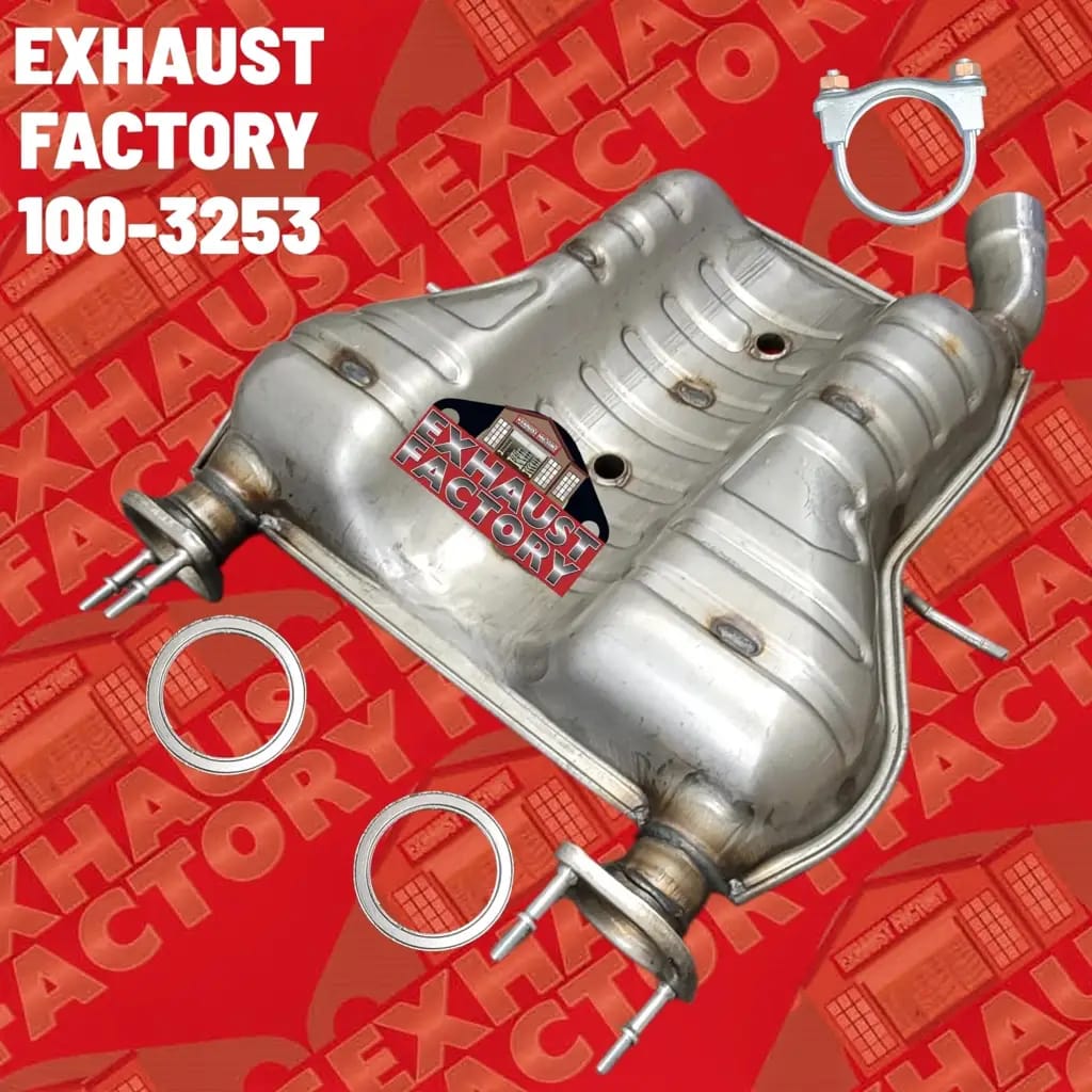 100-3253 MID MUFFLER ASSEMBLY FITS 2011-2020 JEEP GRAND CHEROKEE 3.6L ENG