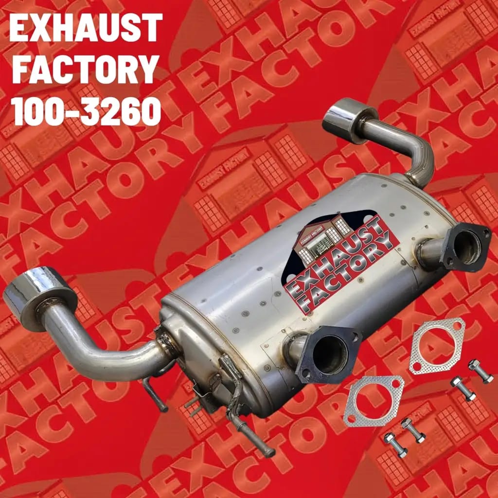 100-3260 REAR MUFFLER ASSEMBLY FITS 2014-2017 INFINITI QX70 3.7L ENG V6