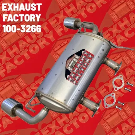 100-3266 REAR MUFFLER ASSEMBLY FITS 2009 INFINITI FX50 5.0L ENG V8
