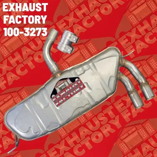 100-3273 REAR MUFFLER ASSEMBLY FITS 2010-2014 VOLKSWAGEN GOLF 2.5L ENG