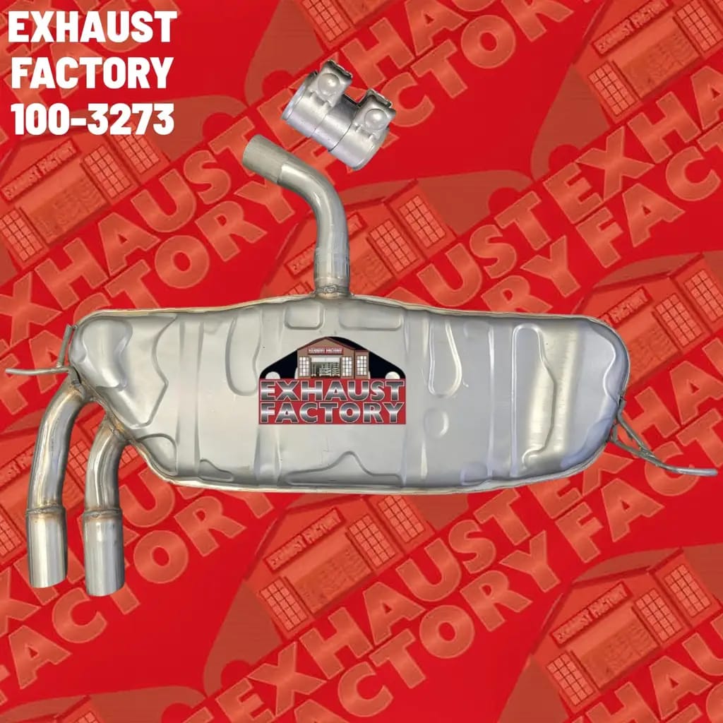 100-3273 REAR MUFFLER ASSEMBLY FITS 2006-2009 VOLKSWAGEN RABBIT 2.5L ENG