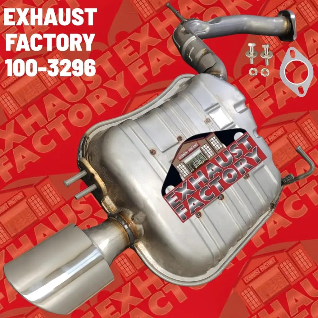 100-3296 REAR MUFFLER ASSEMBLY FITS 2016-2018 KIA SORENTO 2.0L ENG "SPORT PACKAGE" (Front Wheel Drive)