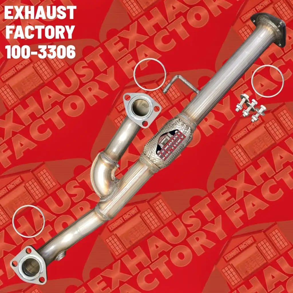 100-3306 FRONT EXHAUST FLEX Y PIPE FITS 2010-2013 ACURA ZDX 3.7L ENG