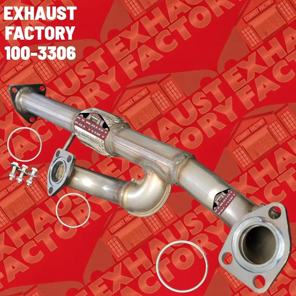 100-3306 FRONT EXHAUST FLEX Y PIPE FITS 2010-2013 ACURA ZDX 3.7L ENG