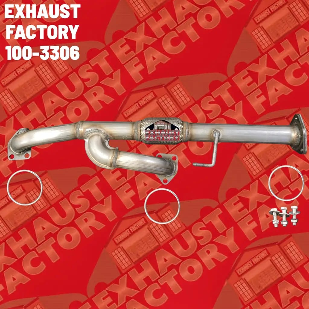100-3306 FRONT EXHAUST FLEX Y PIPE FITS 2010-2013 ACURA ZDX 3.7L ENG