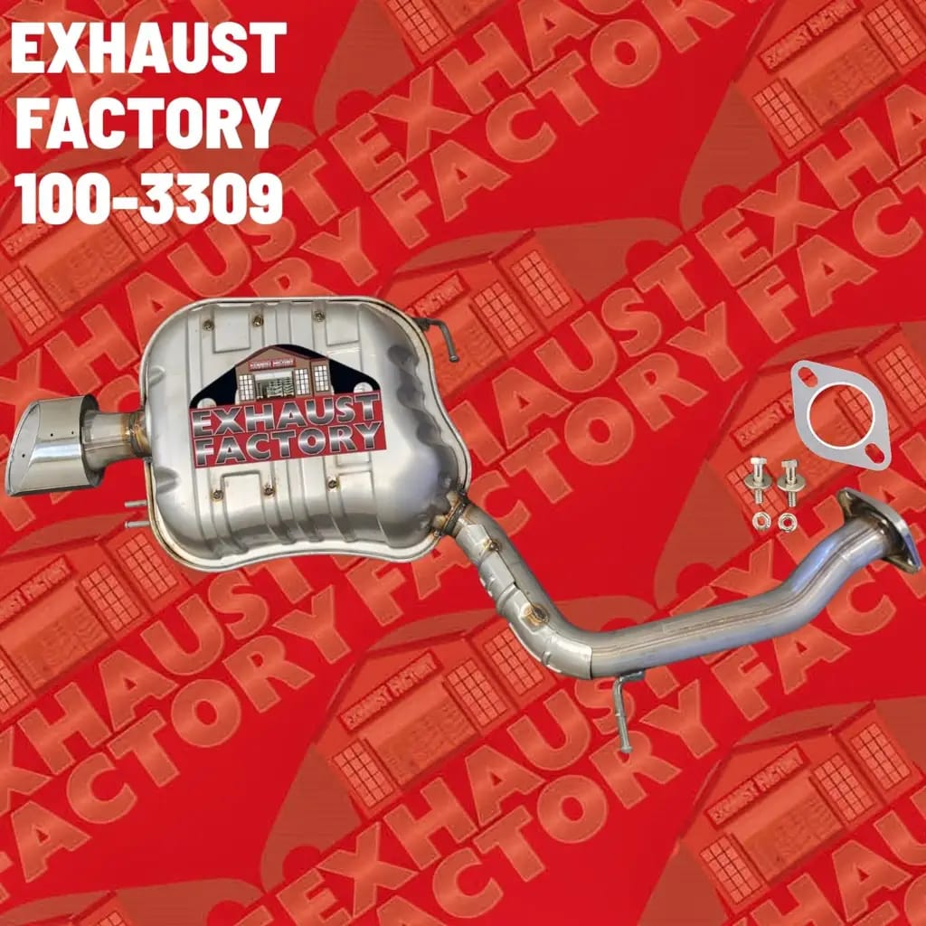 100-3309 REAR MUFFLER ASSEMBLY FITS 2016-2018 KIA SORENTO 2.0L ENG "SPORT PACKAGE" (All Wheel Drive)