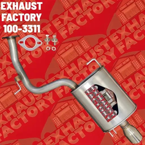 100-3311 REAR MUFFLER ASSEMBLY FITS 2016-2018 KIA SORENTO 2.0L ENG "NON-SPORT PACKAGE" (Front Wheel Drive)