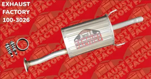 2001-2003 Acura EL 1.7L Engine, Stainless Steel Muffler Assembly 100-3026