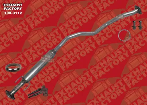 2007-2012 Nissan Versa 1.6L Engine, Stainless Steel Resonator Pipe Assembly 100-3112