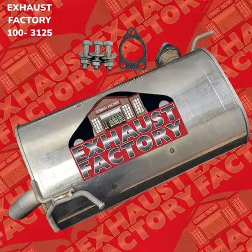 2014-2018 Mitsubishi Outlander 2.4L Engine, Stainless Steel Muffler Assembly 100-3125