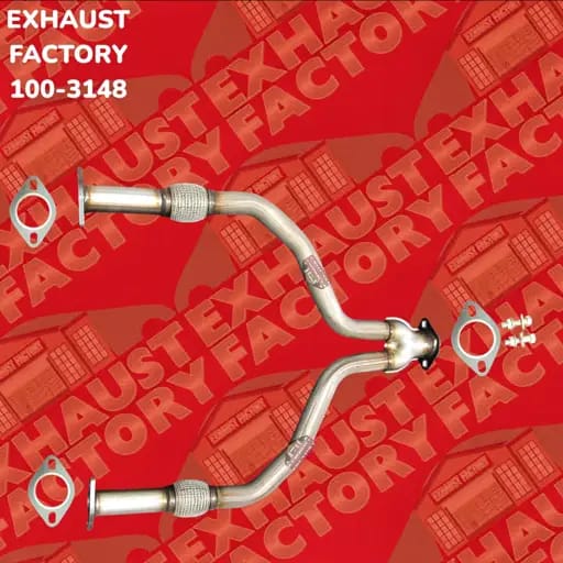 2006-2008 Infiniti M35X 3.5L Engine, Stainless Steel Front Exhaust Flex Y Pipe 100-3148-173