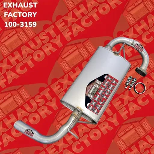 2009-2010 Toyota Matrix 2.4L Engine, Muffler Assembly 100-3159-218