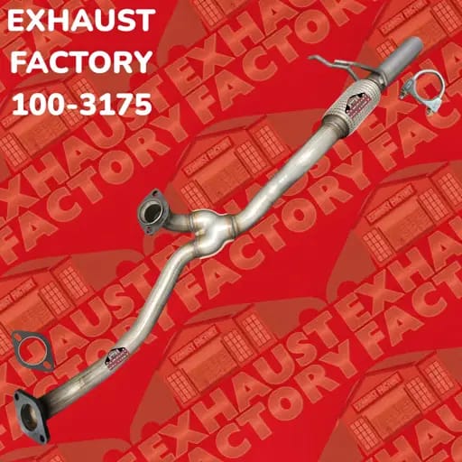 2013-2019 Ford Flex 3.5L Engine, Stainless Steel Front Exhaust Flex Pipe 100-3175-257