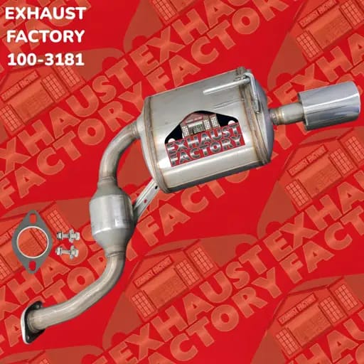 2009-2019 Nissan Maxima 3.5L Engine, Stainless Steel Rear Muffler Assembly 100-3181