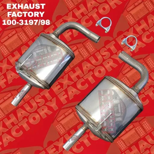 2009-2012 Nissan Altima 3.5L Engine, Stainless Steel Muffler Assembly 100-3197/98-296
