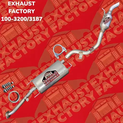2010-2015 Lexus RX350 3.5L Engine, Stainless Steel Tail Pipe & Muffler Assembly 100-3200/3187