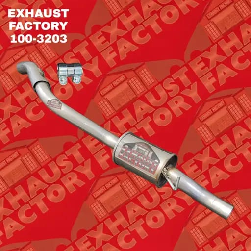 2010-2013 Ford Transit Connect 2.0L Engine, Stainless Steel Resonator/Tail Pipe 100-3203