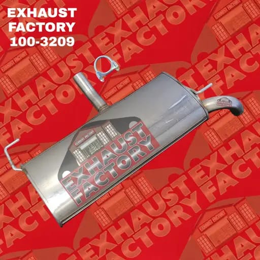 2007-2011 Jeep Patriot 2.4L Engine, Stainless Steel Muffler Assembly 100-3209-311
