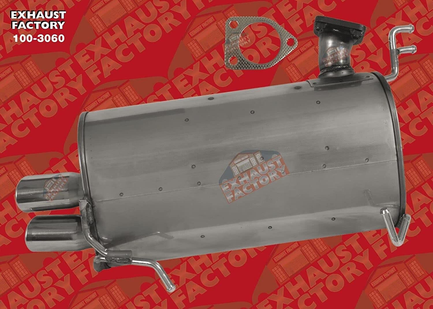 2007-2013 Mitsubishi Outlander 3.0L Engine, Stainless Steel Muffler Assembly 100-3060