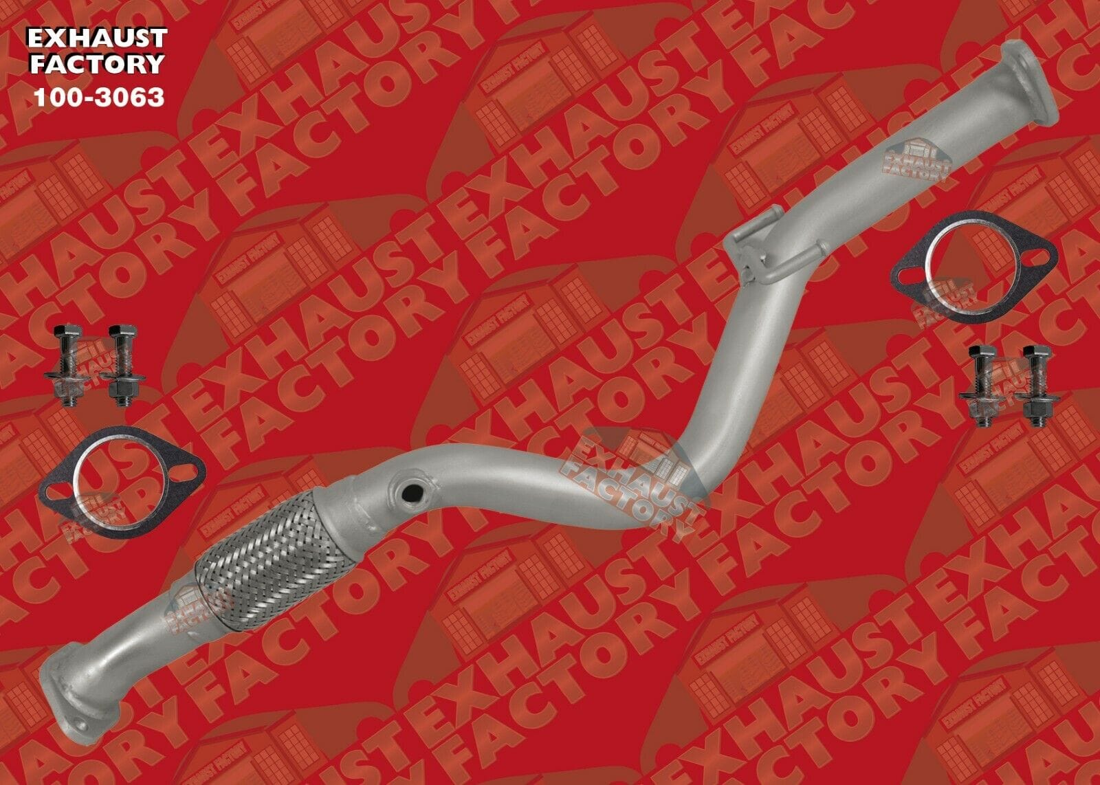 2006-2011 Hyundai Accent 1.6L Engine, Front Exhaust Flex Pipe 100-3063