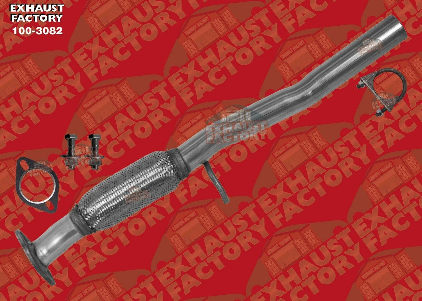 2012-2016 Fiat 500 1.4L (Naturally Aspirated) Engine, Front Exhaust Flex Pipe 100-3082