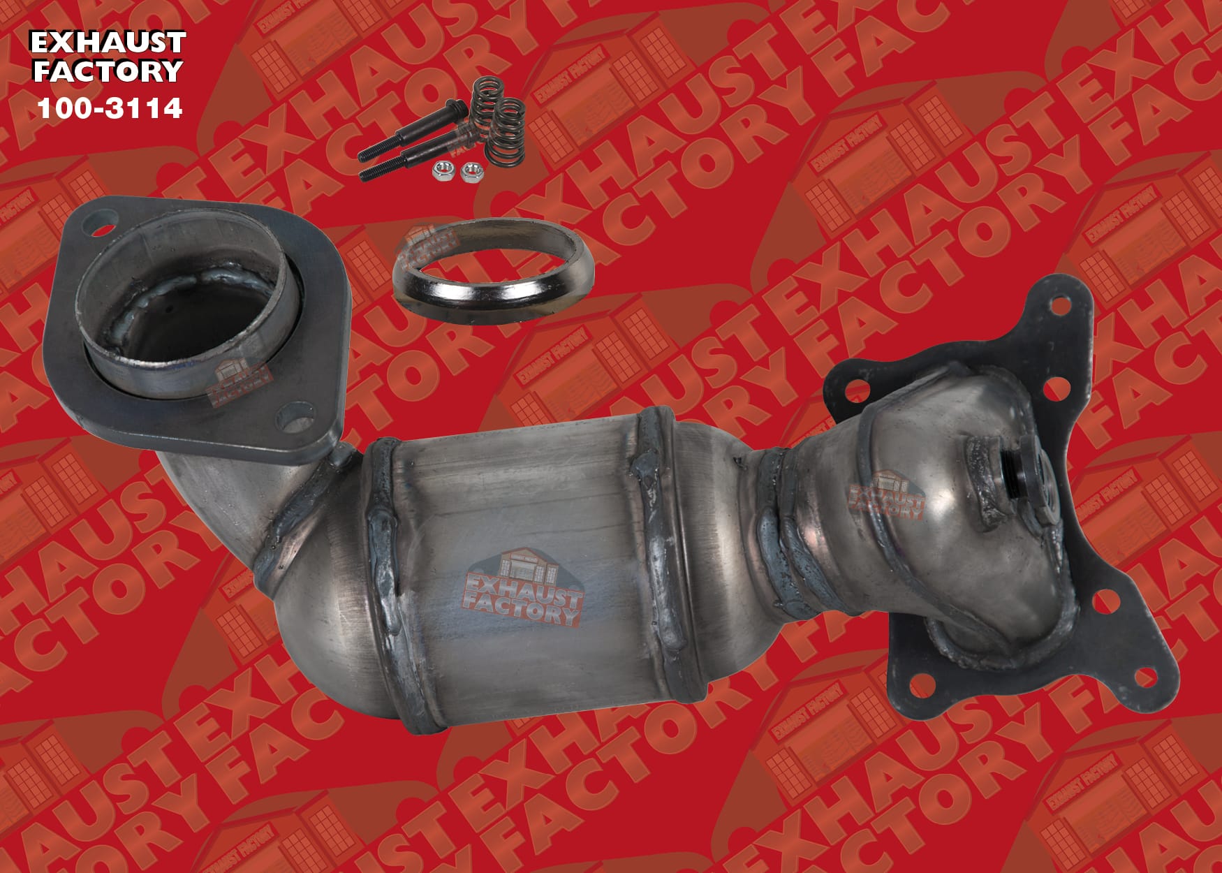 2013-2015 Acura ILX 2.4L Engine, Exhaust Manifold Catalytic Converter 100-3114