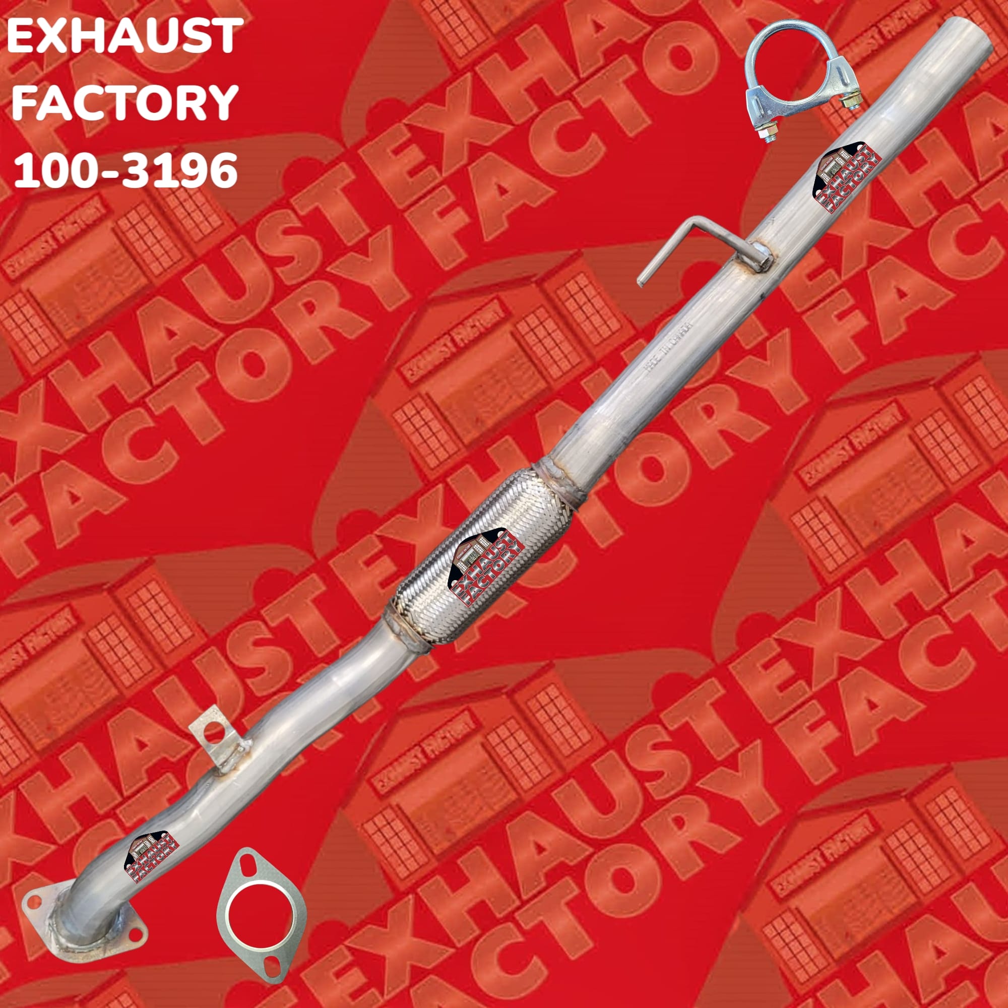 2015-2019 Ram Promaster City 2.4L Engine, Stainless Steel Exhaust Flex Pipe 100-3196