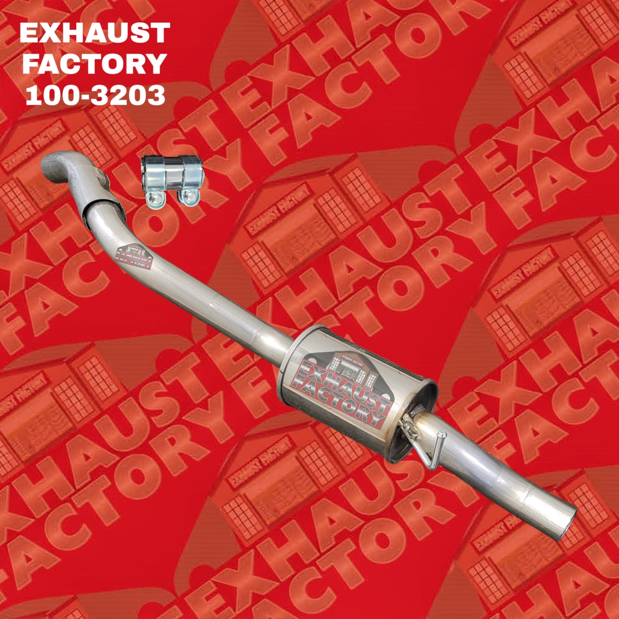 2010-2013 Ford Transit Connect 2.0L Engine, Stainless Steel Resonator/Tail Pipe 100-3203