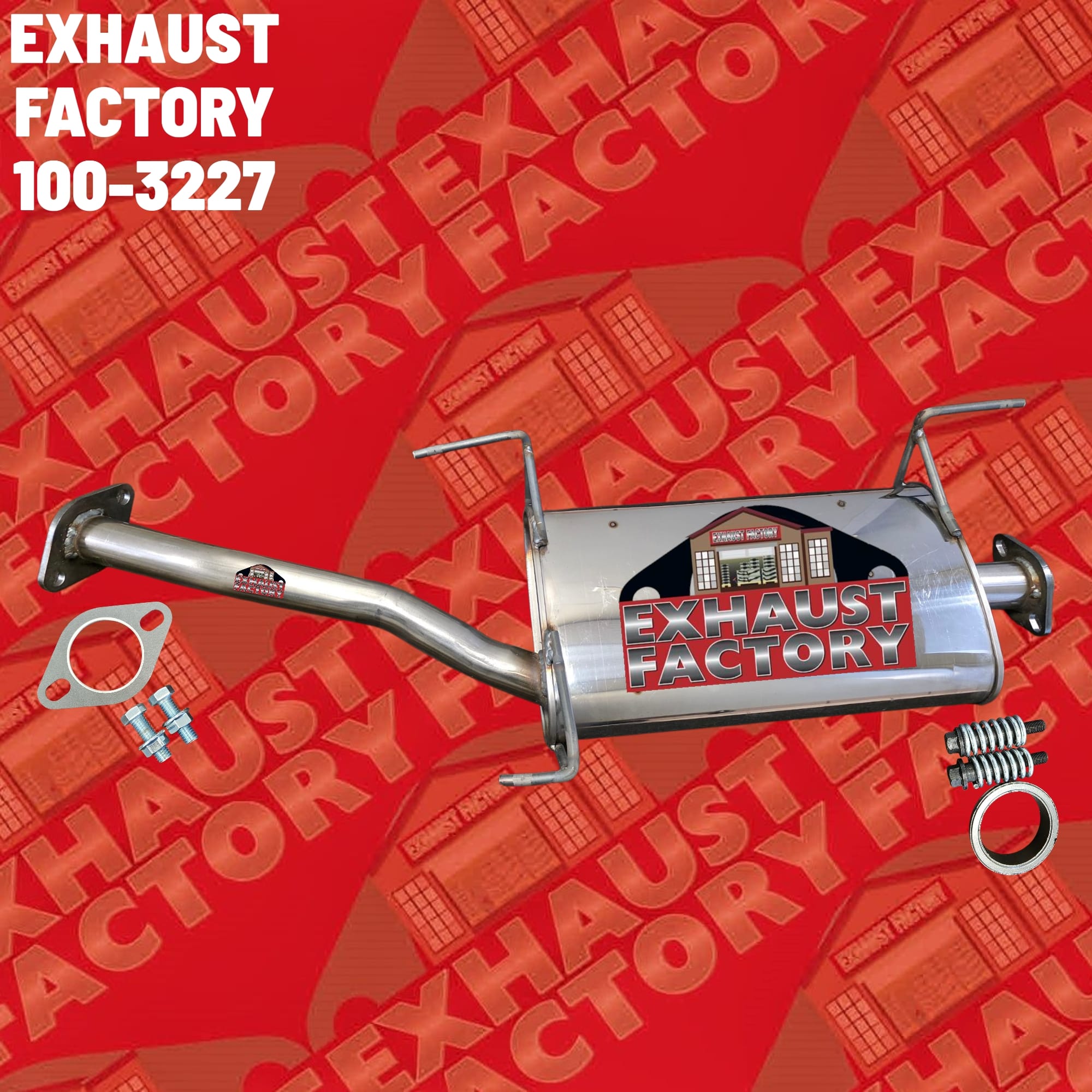 2015-2018 Chevrolet City Express 2.0L Engine, Stainless Steel Muffler Assembly 100-3227