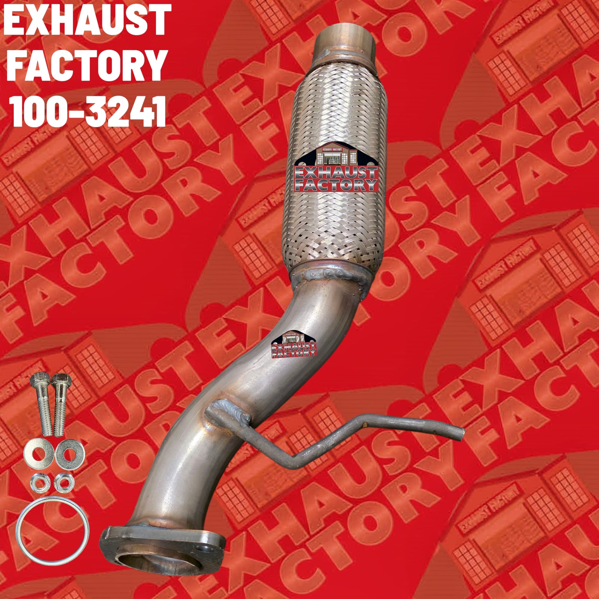2014-2016 Mazda 3 2.0L Engine, Stainless Steel Front Repair Flex Pipe 100-3241