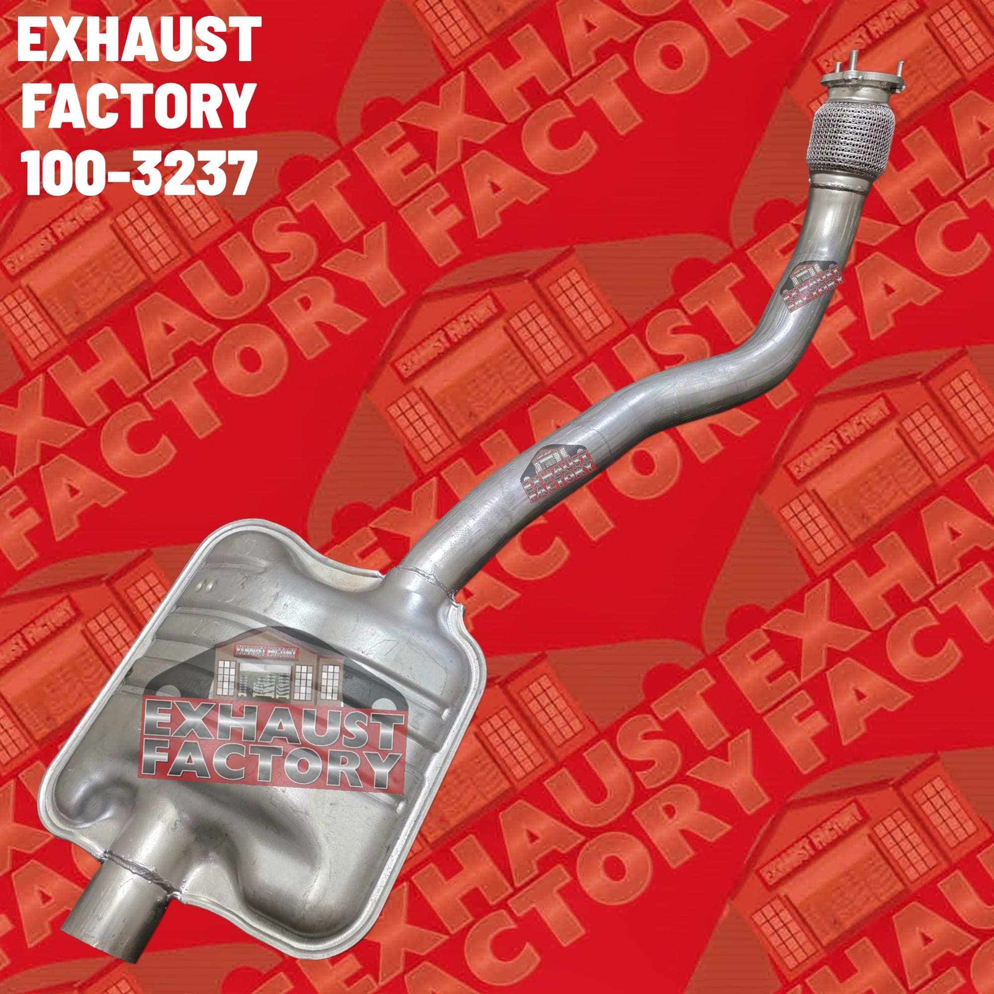2009-2012 Audi A4 Quattro 2.0L Engine, Front Flex Pipe Muffler Assembly 100-3237