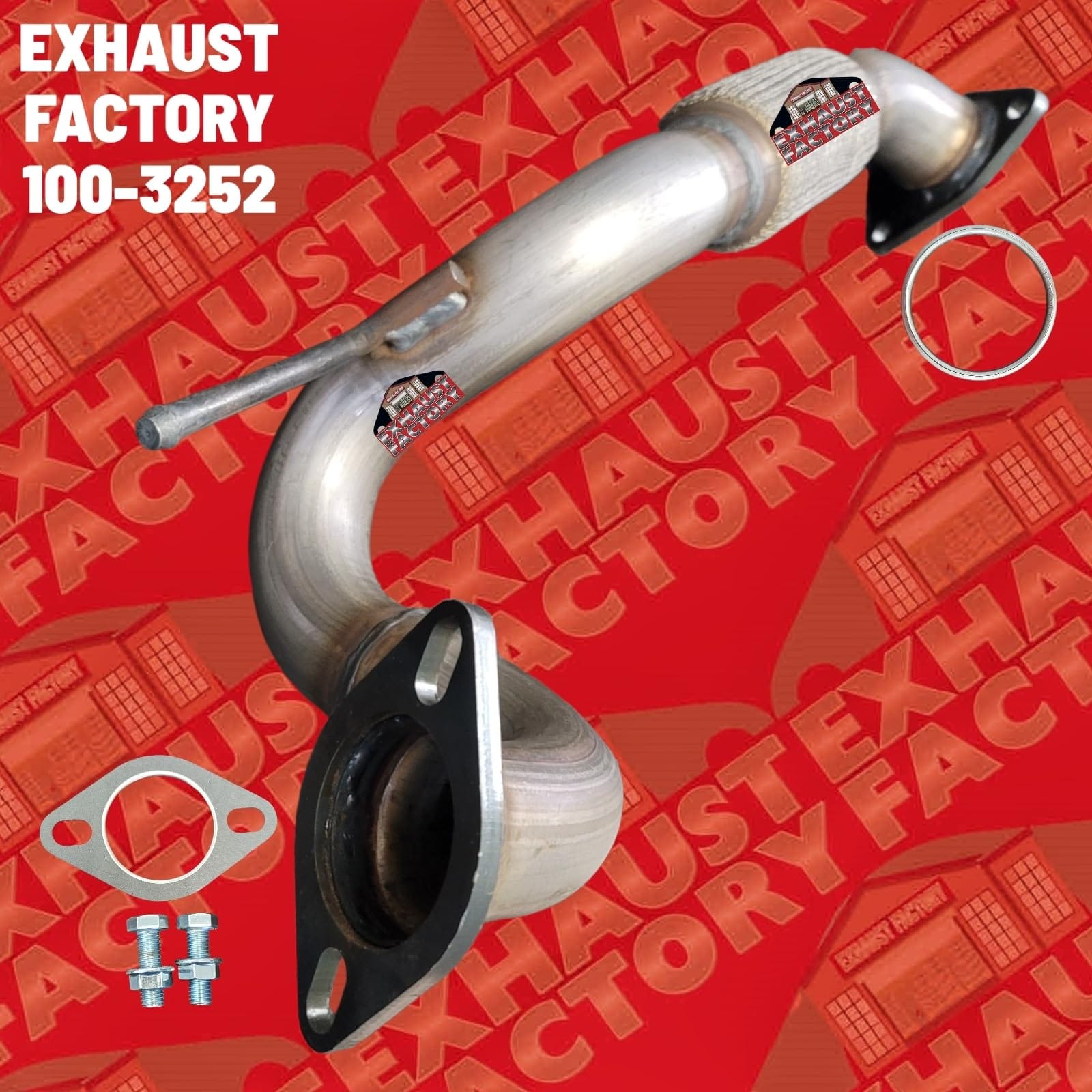 100-3252 FRONT EXHAUST FLEX PIPE FITS 2014-2015 NISSAN ROGUE SELECT 2.5L ENG