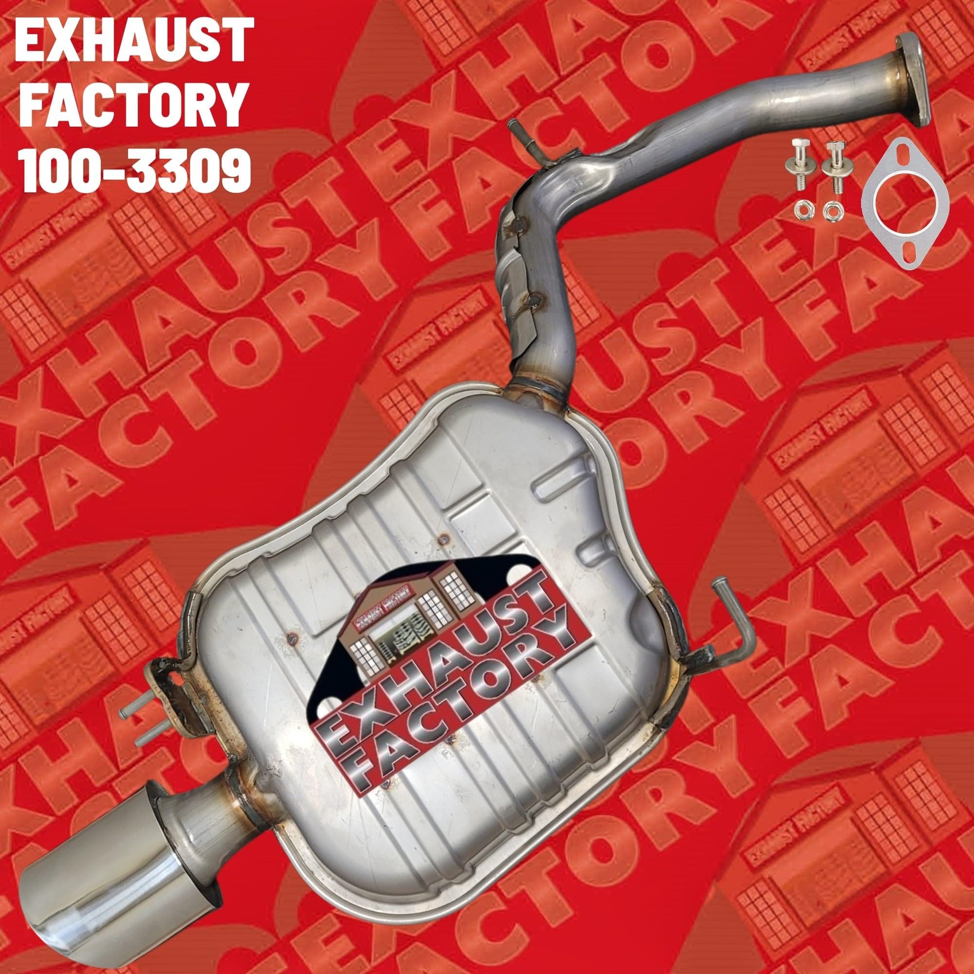 100-3309 REAR MUFFLER ASSEMBLY FITS 2016-2018 KIA SORENTO 2.0L ENG "SPORT PACKAGE" (All Wheel Drive)