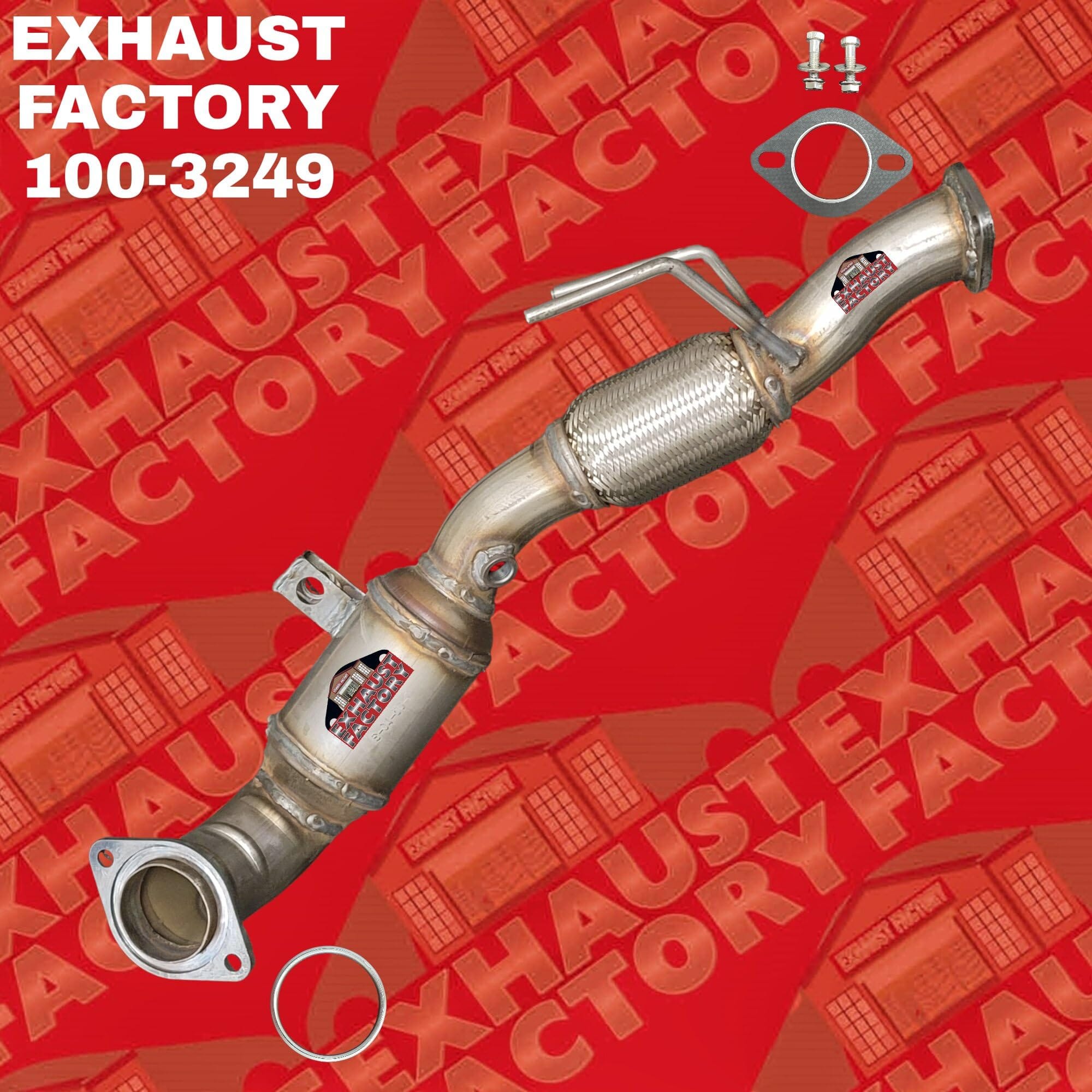 100-3249 FRONT EXHAUST FLEX PIPE CATALYTIC CONVERTER FITS 2017-2019 FORD ESCAPE 2.0L ENG