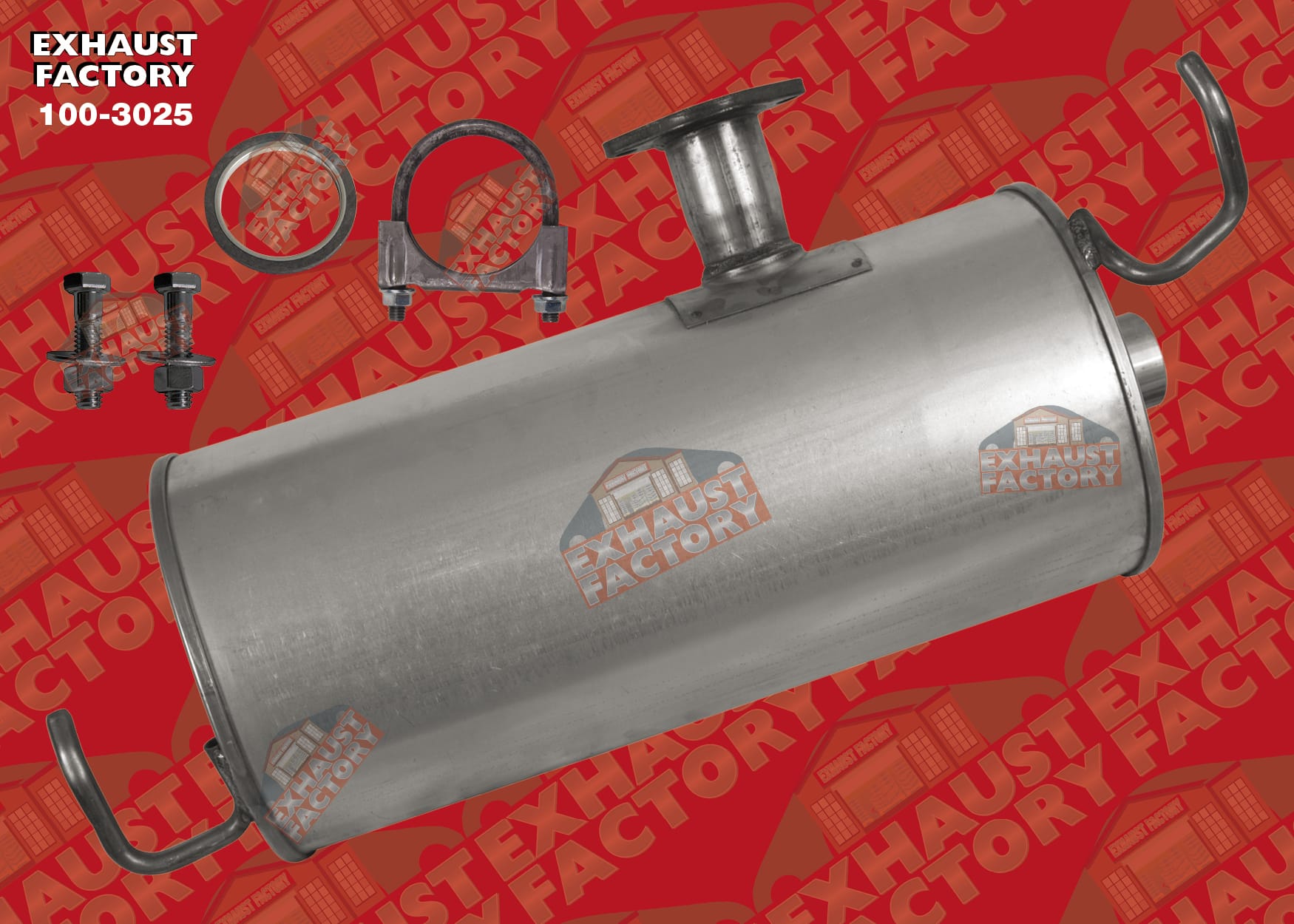 2007-2016 Toyota Sienna 3.5L Engine, Stainless Steel Muffler Assembly 100-3025-7